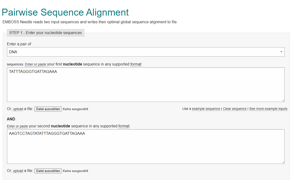 3.7 Sequence Alignment Biodata Science
