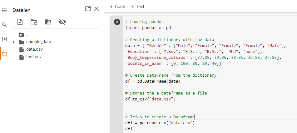 3.2 Tabular Data - Biodata Science